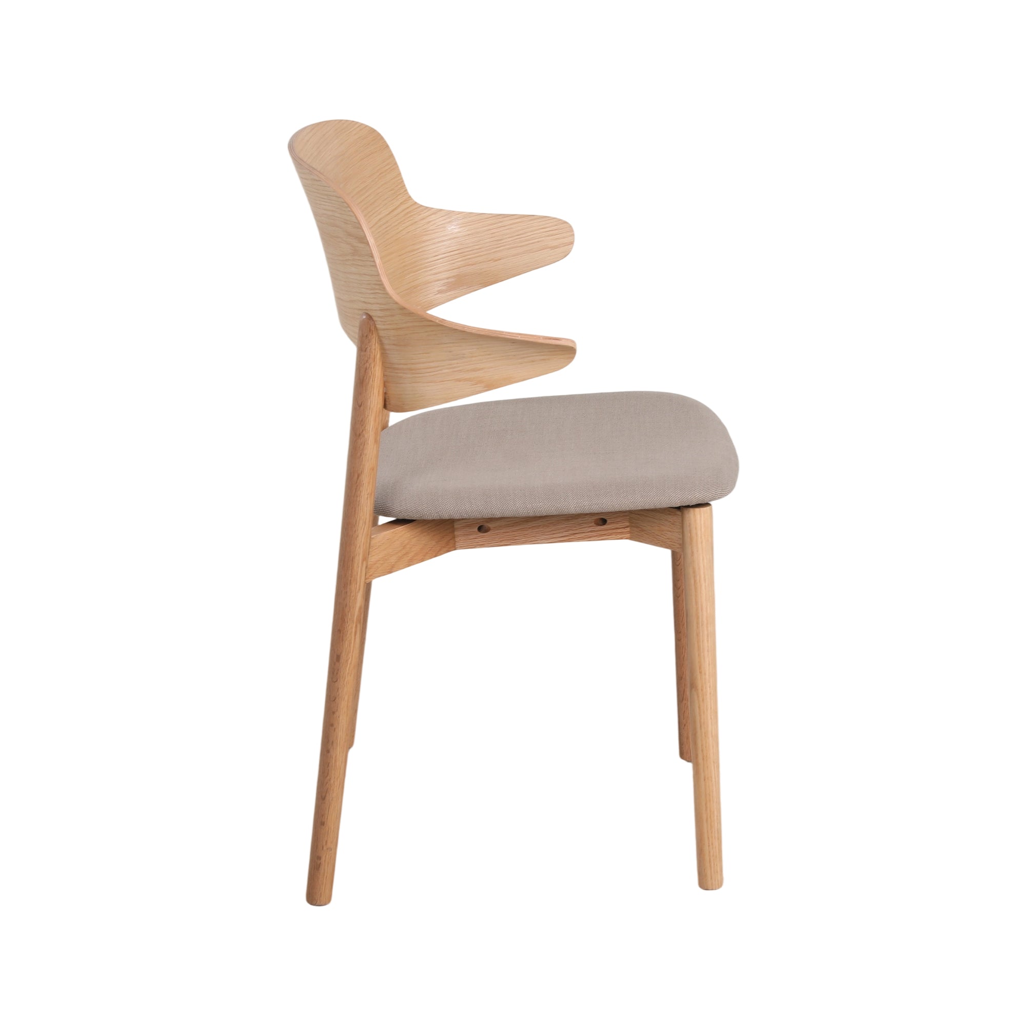 Curvy spisebordsstol